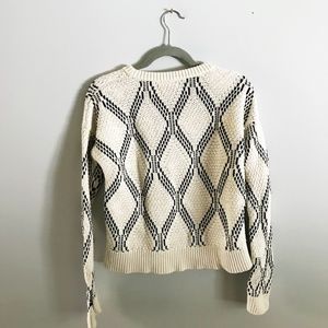 Banana Republic Factory Sweaters - Black and White Chunky Sweater Banana Republic Factory Sweaters - Black and White Chunky Sweater